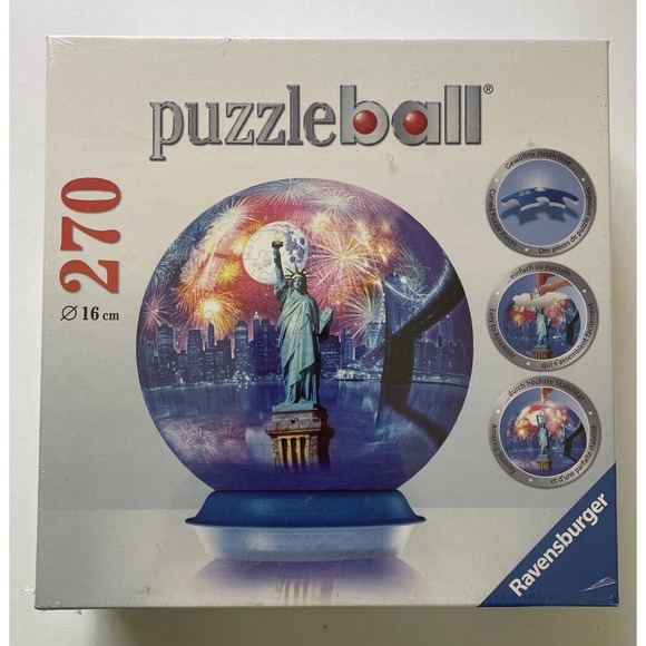 Ravensburger Other - New York City 270 Piece Puzzle Ball Jigsaw Puzzleball by Ravensburger NEW SEALED